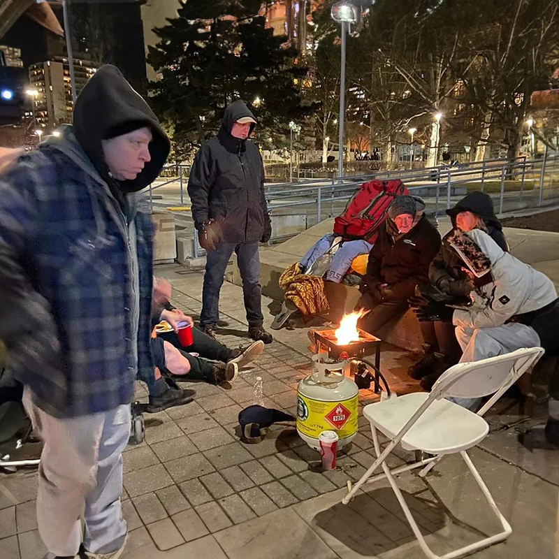 Our crew were 'boots on the ground' in Hamilton supporting affordable housing. This grass roots protest grew in a month from a few dozen to thousands.